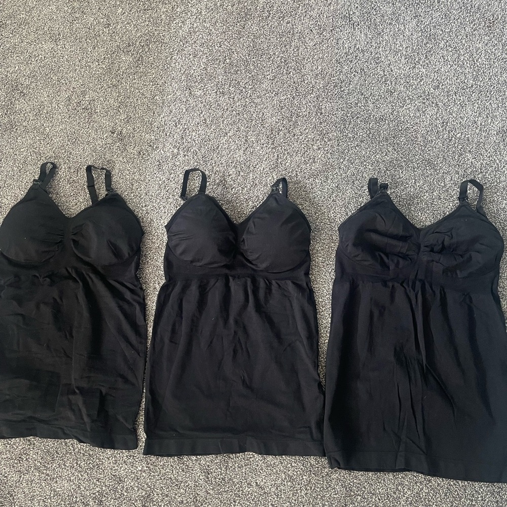 THREE Nursing Tanks